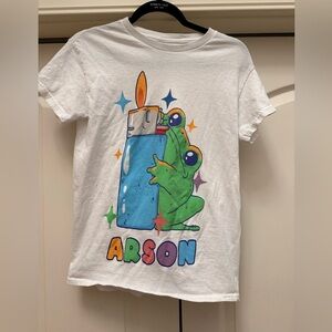 Frog Arson Popcorn Punk Graphic Tee